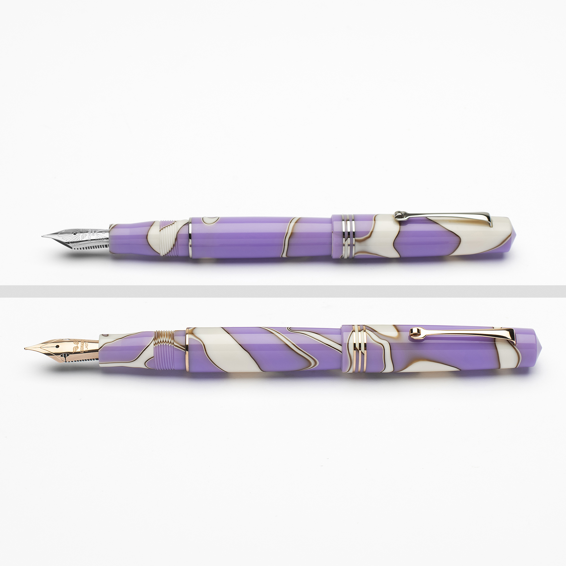 『keiko』LIBERTY:セリーヌ:ミストラベンダー Leonardo Momento Zero Nuvola Lilac ST Fountain pen - Vulpen